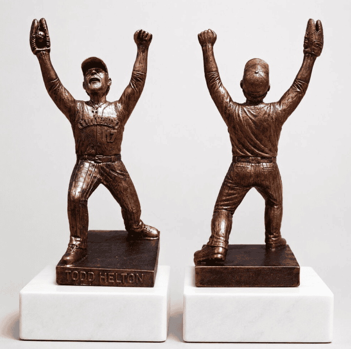 Todd Helton replica statue