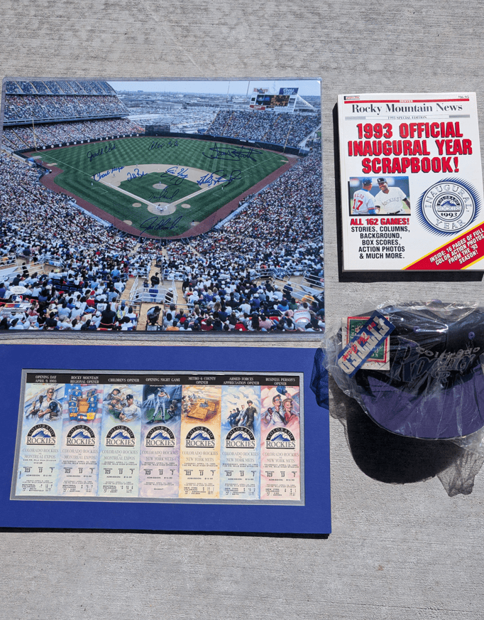 Rockies 1993 giveaway items